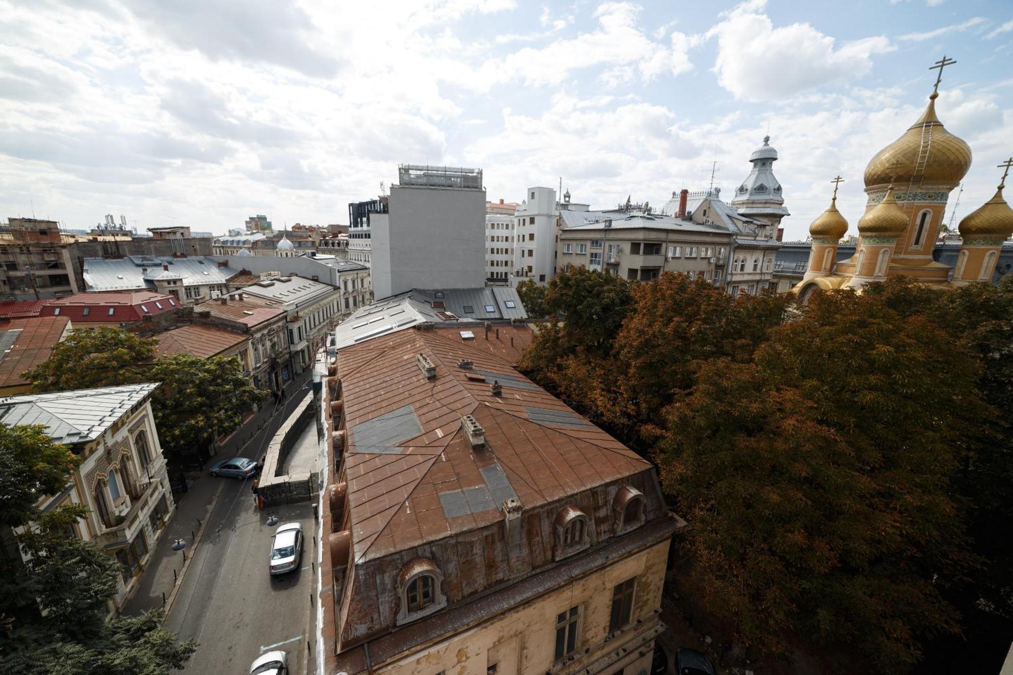 Rooftop Apartment Street Doamnei Bucharest Exterior photo